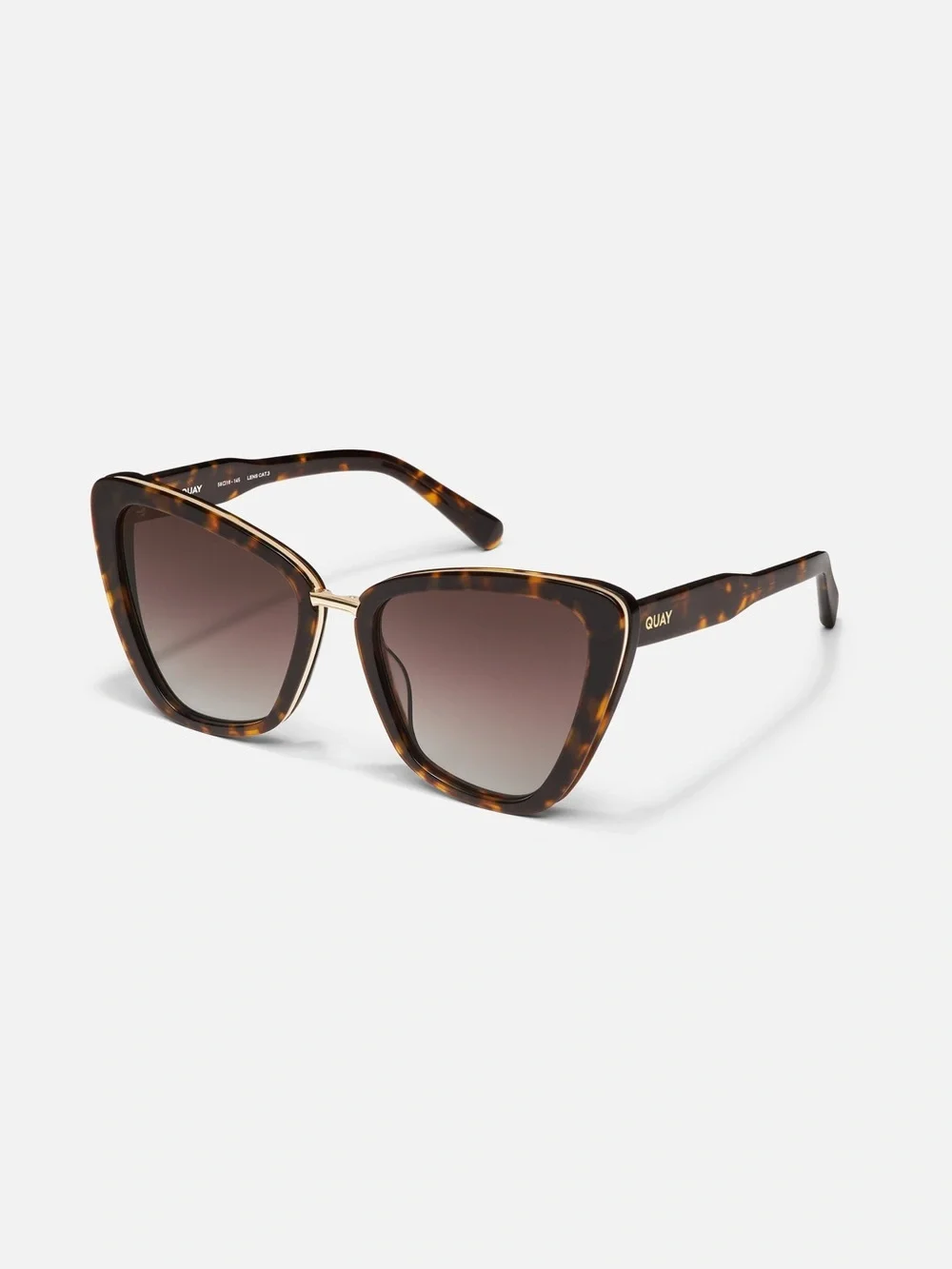 *NWT* Quay Australia ALL TALK Cat Eye Tortoise Shell Sunglasses